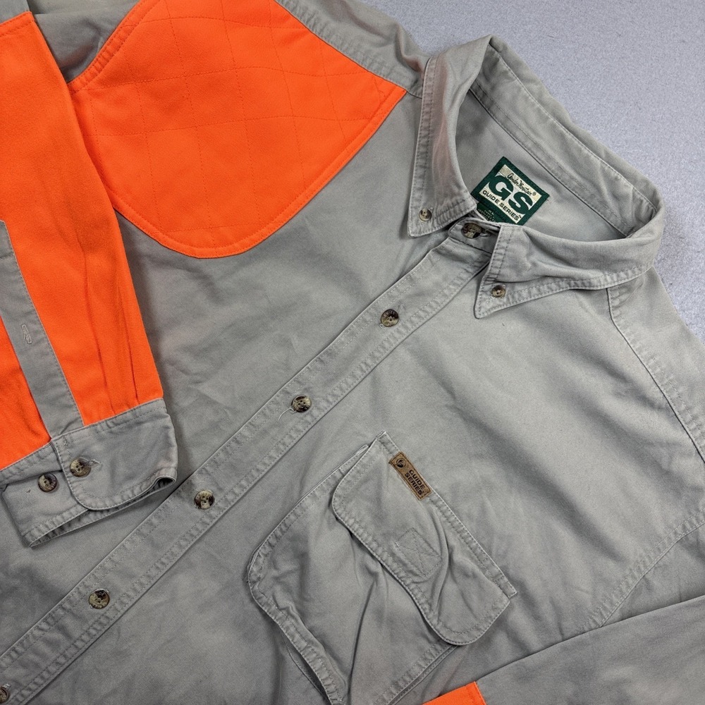 Gander Mountain Shirt‎ Mens XL Hunting Outdoor Blaze Long Sleeve Button Up